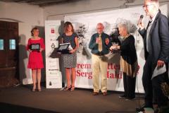 Premiazione della sezione giornalismo di viaggio Melania Lunazzi, Stefani Bacchini, Gianni Marucelli da parte della Signora Franca Maldini